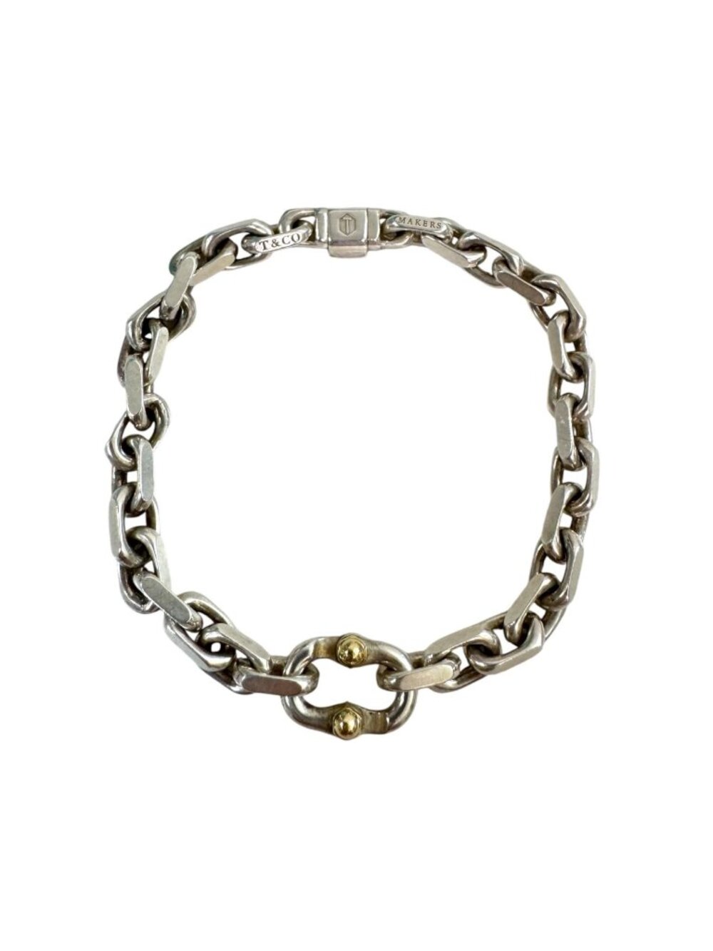 Tiffany & Co Makers Narrow Chain Bracelet 925